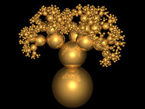 Kugelbaum in Gold von Frank Siegling