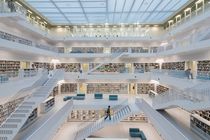 Stadtbibliothek Stuttgart - moderne Architektur by Matthias Hauser