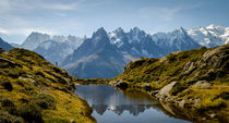 Aiguilles de Chamonix avec Mont Blanc by Russell Bevan Photography