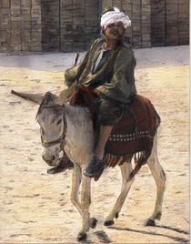 Donkey Rider in Cairo by Randy Sprout