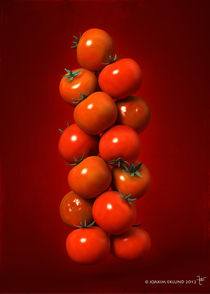 Tomatoes in air1. by Joakim Eklund
