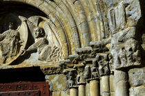 Romanesque front in spanish church Nuestra Sra de Baldos in Montanana von RicardMN Photography