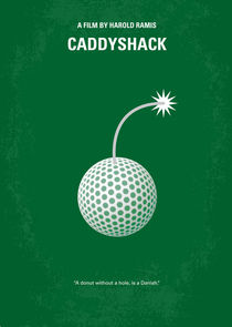 No013 My Caddyshack minimal movie poster by chungkong