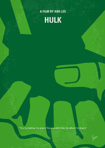 No040 My HULK minimal movie poster  by chungkong