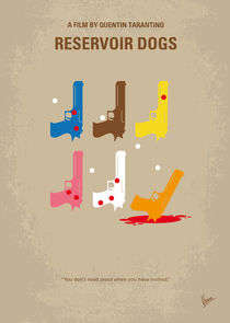 No069 My Reservoir Dogs minimal movie poster von chungkong