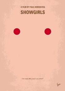 No076 My showgirls minimal movie poster von chungkong