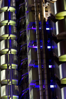 Lloyd's Building London Abstract  by David Pyatt