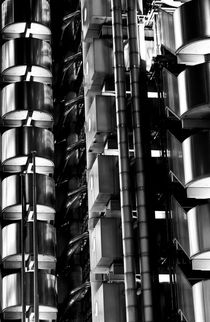 Lloyd's Building London Abstract  by David Pyatt