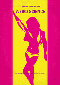 No106 My Weird science minimal movie poster von chungkong