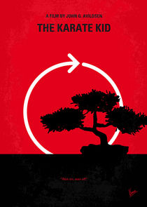 No125 My KARATE KID minimal movie poster von chungkong