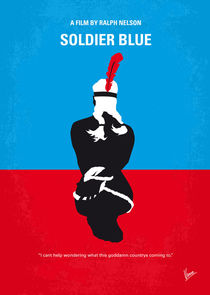No136 My SOLDIER BLUE minimal movie poster by chungkong