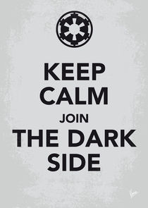 My Keep Calm Star Wars - Galactic Empire-poster von chungkong