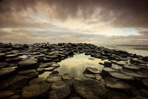 Northern Ireland - Giant's Causeway dark sunset by Horia Bogdan