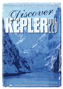 Exoplanet 02 Travel Poster KEPLER 22b von chungkong