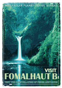 Exoplanet 04 Travel Poster Fomalhaut b von chungkong