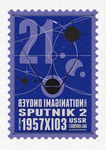 Starships 21-poststamp -Sputnik 2 by chungkong