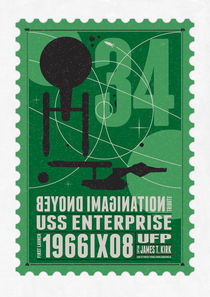 Starships 34-poststamp -USS Enterprise von chungkong