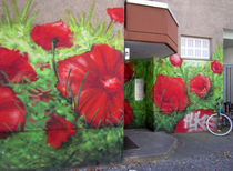 Urban corn poppy field - Urbanes Klatschmohnfeld von Ralf Rosendahl