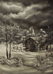 Die alte Hütte by Eva Borowski