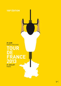 MY TOUR DE FRANCE MINIMAL POSTER von chungkong