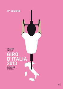 MY GIRO D'ITALIA MINIMAL POSTER by chungkong