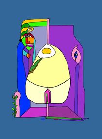 Der Typ liebt seine Eieruhr  by Susanne eva maria Fischbach