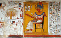Rameses II in a Egyptian Wall Painting of Temple of Beit El-Wali by RicardMN Photography