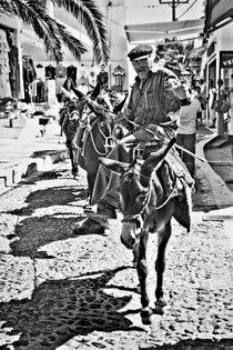 santorini donkey train. by meirion matthias