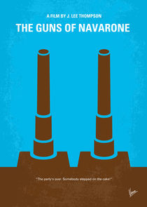 No168 My The Guns of Navarone minimal movie poster von chungkong