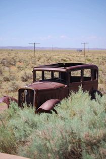 Abandoned in the Desert by Judy Hall-Folde