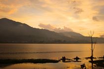 sunset lake fishing by Vsevolod  Vlasenko