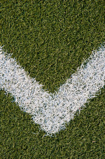 Football field corner von Lars Hallstrom