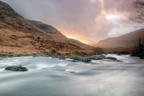 Sunset at Glen Etive von Chris Frost