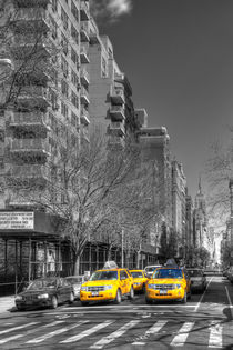 New York Cabs by David Tinsley