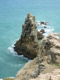 Caribbean Cliffs, Puerto Rico by Tricia Rabanal
