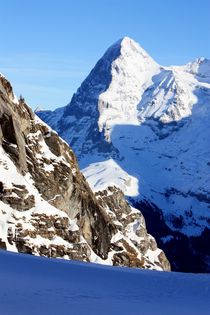 Eiger Westflanke von Bettina Schnittert