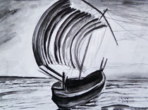 Japanisches Segelboot by Irina Usova