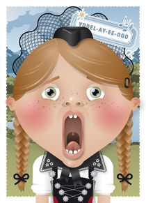 yodeling swiss girl by unikum Silvia Ringgenberg / Barbara Flückiger