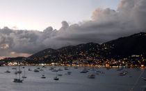 Sundown on St. Thomas by Judy Hall-Folde