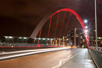 CLYDE ARC (SQUINTY BRIDGE) GLASGOW  by Gillian Sweeney