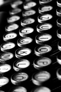 Schreibmaschinentasten Typewriter keys von Falko Follert