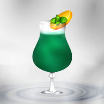 Cocktail Mint Green by Gina Koch