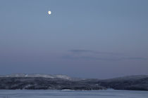 Moon over a frozen river by Intensivelight Panorama-Edition