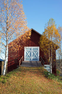 Barn in autumn von Intensivelight Panorama-Edition