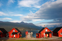 Jetty in a Norwegian fjord von Intensivelight Panorama-Edition