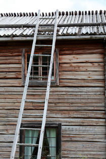 Wooden house and ladder von Intensivelight Panorama-Edition