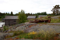 Old wooden boat houses von Intensivelight Panorama-Edition