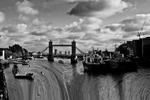 River Thames Waterfall von David Pyatt