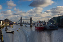 River Thames Waterfall by David Pyatt