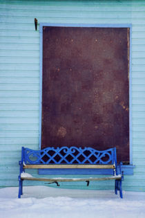 blue bench von Priska  Wettstein